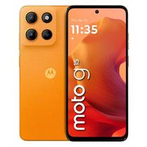 Celular Motorola Moto G15 256GB 12GB RAM (4GB + 8GB Boost) Dual SIM Tela 6.7" - Laranja + FONE SEM FIO