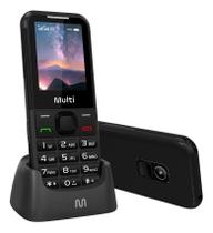 Celular Multi Vita 4g Com Base Carregadora Botão Sos P9225 Preto Celular Multi Vita 4g Com Base Carregadora Botão Sos P9225 Preto