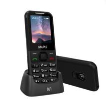 Celular Multi Vita 4G Preto com Base Carregadora, dual chip,numeros grandes Celular Multi Vita 4G Preto com Base Carregadora, dual chip,numeros grandes