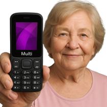 Celular Multilaser Up 4G com Teclas Grandes Ideal para Idosos