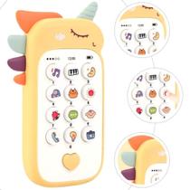 Celular Musical Educativo Brinquedo Unicornio Dinossauro