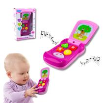 Celular Musical Infantil Educativo Flip Telefone Brinquedo - Musical Baby Infantil Brinquedo