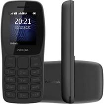 Celular Nokia 105 Dual Chip Rádio FM Lanterna Jogos Preto