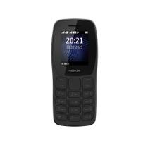 Celular Nokia 105 Preto 2 Chips 2g Desbloqueado Rádio Fm Idoso Novo Nk093