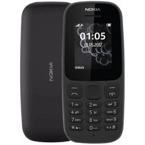 Celular Nokia 105 RM1034 Dual Tela 1.8 Rádio FM Preto