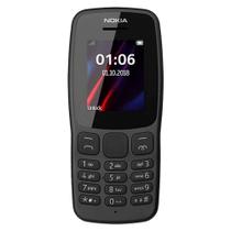 Celular Nokia 106 Dual SIM Tela 1.8" - Cinza