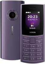 Celular Nokia 110 4G Dual Chip Radio Fm Bluetooth Tela 1.8" Roxo