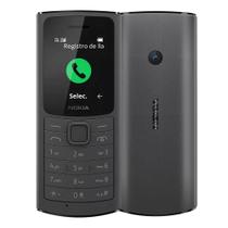 CELULAR NOKIA 110 4G DUAL RADIO FM BLUETOOTH LANTERNA PRETO Cor:Preto