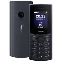 Celular Nokia 110 4G Dual SIM Para Idosos Fácil Uso Teclas Grandes Rádio FM Bateria Longa