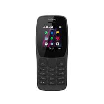 Celular Nokia 110 Dual Chip + Rádio FM + MP3 + Bluetooth + Câmera - Preto - NK006