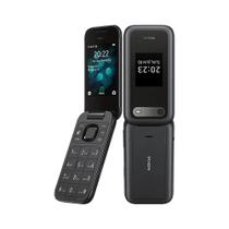 Celular Nokia 2660 Flip 4G Dual Chip Tela grande 2,8” Idoso 105 106 - preto - Positivo