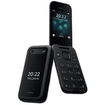 Celular Nokia Flip 4G Wifi Câmera, Dupla Tela, Teclas e Tela Grande