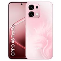Celular Oppo A6 Pro 5G Rosa Coral com Tela AMOLED 6,5", 256GB, 8GB RAM, Câmera de 50 MP, Bateria 7000 mAh Celular Oppo A6 Pro 5G Rosa Coral com Tela AMOLED 6,5", 256GB, 8GB RAM, Câmera de 50 MP, Bateria 7000 mAh