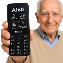 Celular para Idoso BLU A160 4G Dual Chip com Tela Pequena e Bateria Durável