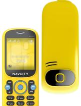 Celular Para Idoso Com Teclado De Borracha Macia - Navcity NP-325 Amarelo Conforto Ao Digitar Pro