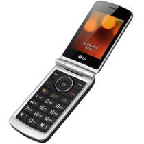 Celular para Idoso com Teclado Grande LG G360 Preto 3G Abre e Fecha com Volume Alto