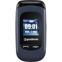 Celular Para Idoso Gradiente Flip Neo S Dual Chip Tecla Sos Preto