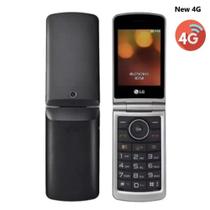Celular Para Idoso lg 360 Dual Sim Flip Câmera Rádio Fm PRETO facil manuseio