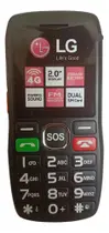 Celular para Idoso LG G365 4G Teclas Grandes e Lanterna Preto-cinza