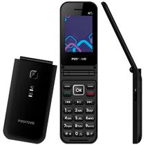 Celular Para Idoso Positivo P51 4G com Câmera, Rádio FM e Botão de Emergência Celular Para Idoso Positivo P51 4G com Câmera, Rádio FM e Botão de Emergência