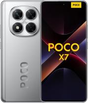 Celular Poco X7 Xiaomi 12GB RAM 512GB Silver com Gorilla Glass Victus e Dolby Atmos