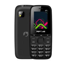 Celular Positivo P26 4G, Dual chip, Tela 1.8", Memória Interna 128MB, Rádio FM