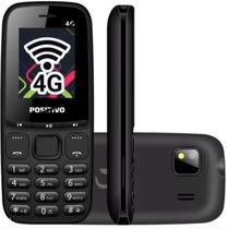 Celular Positivo P26 4G para Idosos Compacto com Teclado Físico e Dual Chip