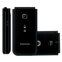 Celular Positivo P50 Dual SIM 32 MB preto Idoso Flip SOS