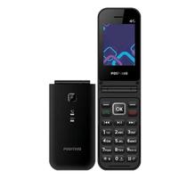 Celular Positivo P51 Dual Chip Para Idoso, Preto, Tela 2.4", 4G