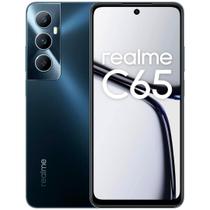 Celular Realme C65 NFC 256GB / 128GB 12GB Ram Premium Design câmera 50MPX Tela 6.74 Resistente a água IPX54 Global Dual Sim lançamento 2024