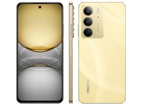 Celular Realme C75 4G 256gb 8gb Ram Versão Global Original RMX3941 Dourado