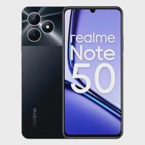 Celular Realme Note 50 128GB, 4GB RAM, Midnight Black