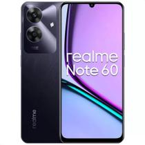 Celular Realme Note 60 128GB Global 4GB Preto, Tela Grande 6.74” 90Hz, 4G