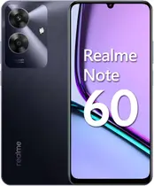 Celular Realme Note 60 256GB Preto com Gravação em 1080p e Porta Tipo-C