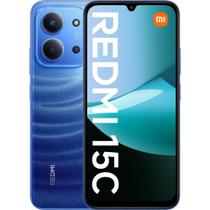 Celular Redmi15C 128GB + 4GB RAM - Moonlight Blue - Dual SIM - Carregamento Rápido 18W Celular Redmi15C 128GB + 4GB RAM - Moonlight Blue - Dual SIM - Carregamento Rápido 18W