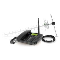 Celular Rural Intelbras CFA-5022 Dual CHIP com KIT - 4110026 Preto Quadriband