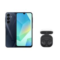 Celular Samsung A16 5G 256GB - Azul Escuro + Galaxy Buds FE - Grafite