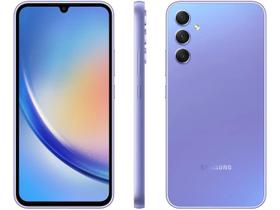 Celular Samsung A34 128GB de memória 6GB Ram VIOLETA 5G