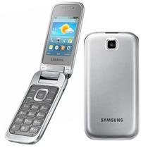 Celular Samsung C3592 Flip Dual Chip Teclas Grandes Fácil para Idosos Rádio FM Bluetooth Câmera Desbloqueado
