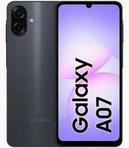 Celular Samsung Galaxy A07 256gb, 8gb, Câmera 50mp, Tela 6.7 , Proteção Ip54, Processador 6nm - Preto