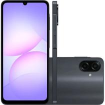 Celular Samsung Galaxy A07 Preto 128GB 4GB RAM - Bateria Duradoura e Desempenho Ágil