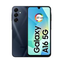 Celular Samsung Galaxy A16 5G, 128GB + 4GB RAM, Câmera d50MP, Tela 6.7", NFC, IP54, Bateria 5000 mAh