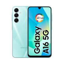 Celular Samsung Galaxy A16 5G, 128GB + 4GB RAM, Câmera de até 50MP, Tela 6.7", NFC, IP54, Bateria 5000 mAh