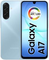 Celular Samsung Galaxy A17, 256GB, 8GB RAM, 4G 50MP Tela 6.7, IP54 Azul