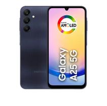 Celular Samsung Galaxy A25 5G 256GB, 8GB RAM, Tela Infinita de 6.5" Azul Escuro