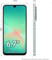 Celular Samsung Galaxy A26 5G SM-A266M/DS 256GB, 8GB RAM, Câmera de 50MP, IP67, Super AMOLED, NFC Celular Samsung Galaxy A26 5G SM-A266M/DS 256GB, 8GB RAM, Câmera de 50MP, IP67, Super AMOLED, NFC