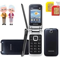 Celular Samsung GT-C3592 Ideal para Idosos, Fácil de Usar