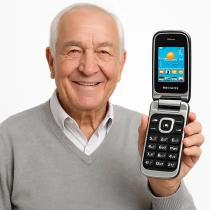 Celular Samsung GT Flip Rede 4G Dual Chip Excelente Para Idosos