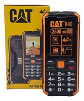 Celular Simples Cat B40 4G Resistente Lanterna Ideal para Idosos