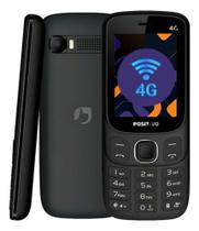 Celular Simples Idoso E Trabalho Rede 4g Dual Sim Rádio Fm - Positivo